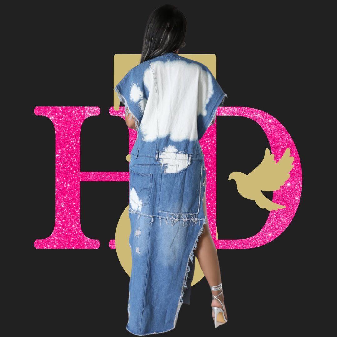 Streaming Denim Cardigan