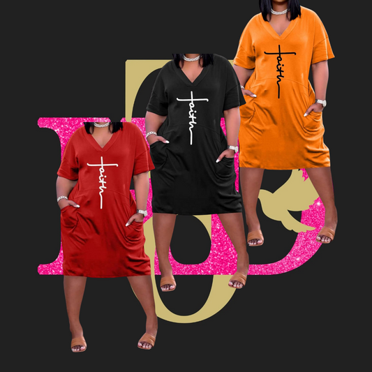 Faith Dress (Short w/pockets)