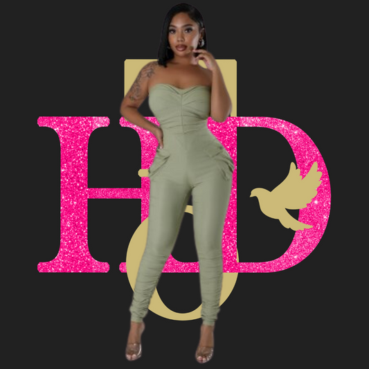 Silk Pockets Jumpsuit