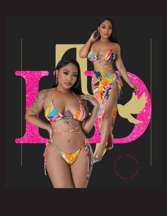 Exotic Locations Swimsuit Set